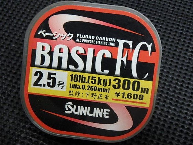 ﾍﾞｰｼｯｸ・BASIC FC 2.5号/10lb・300m(特価品)
